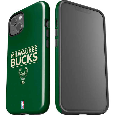 NBA Milwaukee Bucks Standard - Green iPhone 15 Impact Case